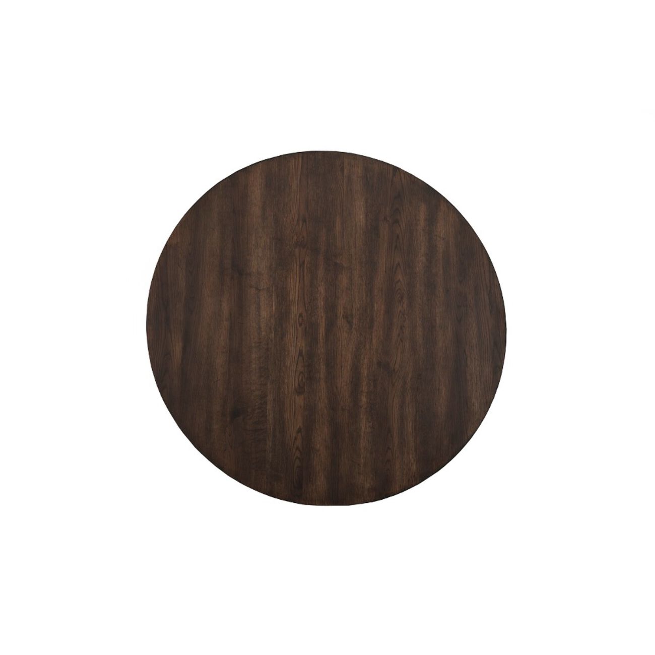 Round Table In Rubberwood, Brown