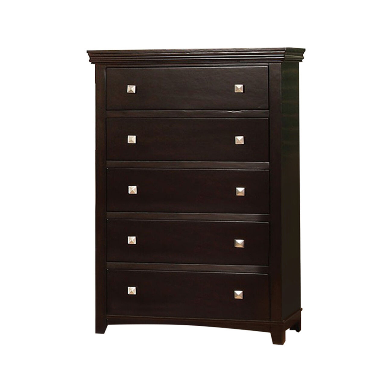 Sturdy Capacious Wooden Chest, Brown