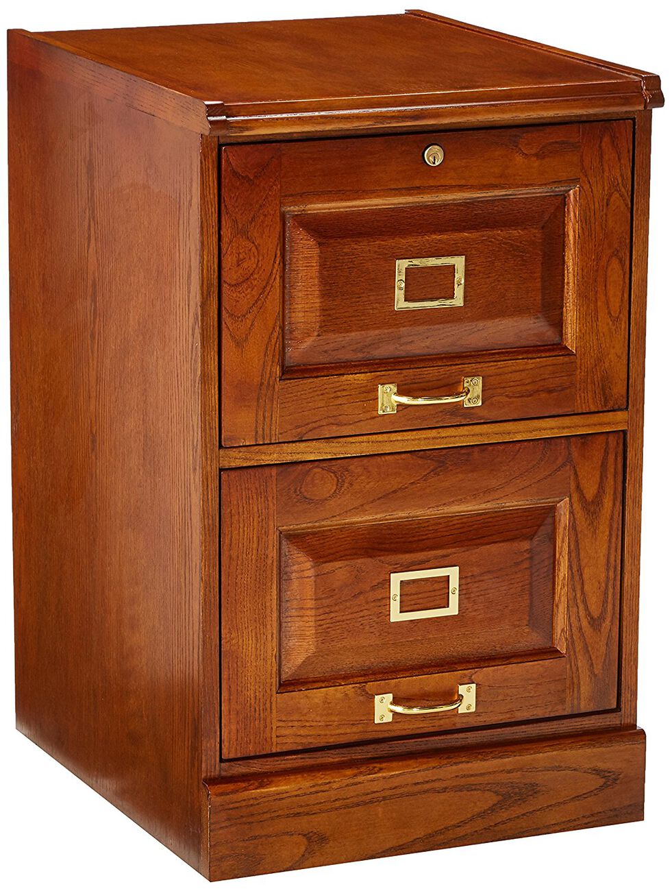 File Cabinet Set with Drawers, Brown