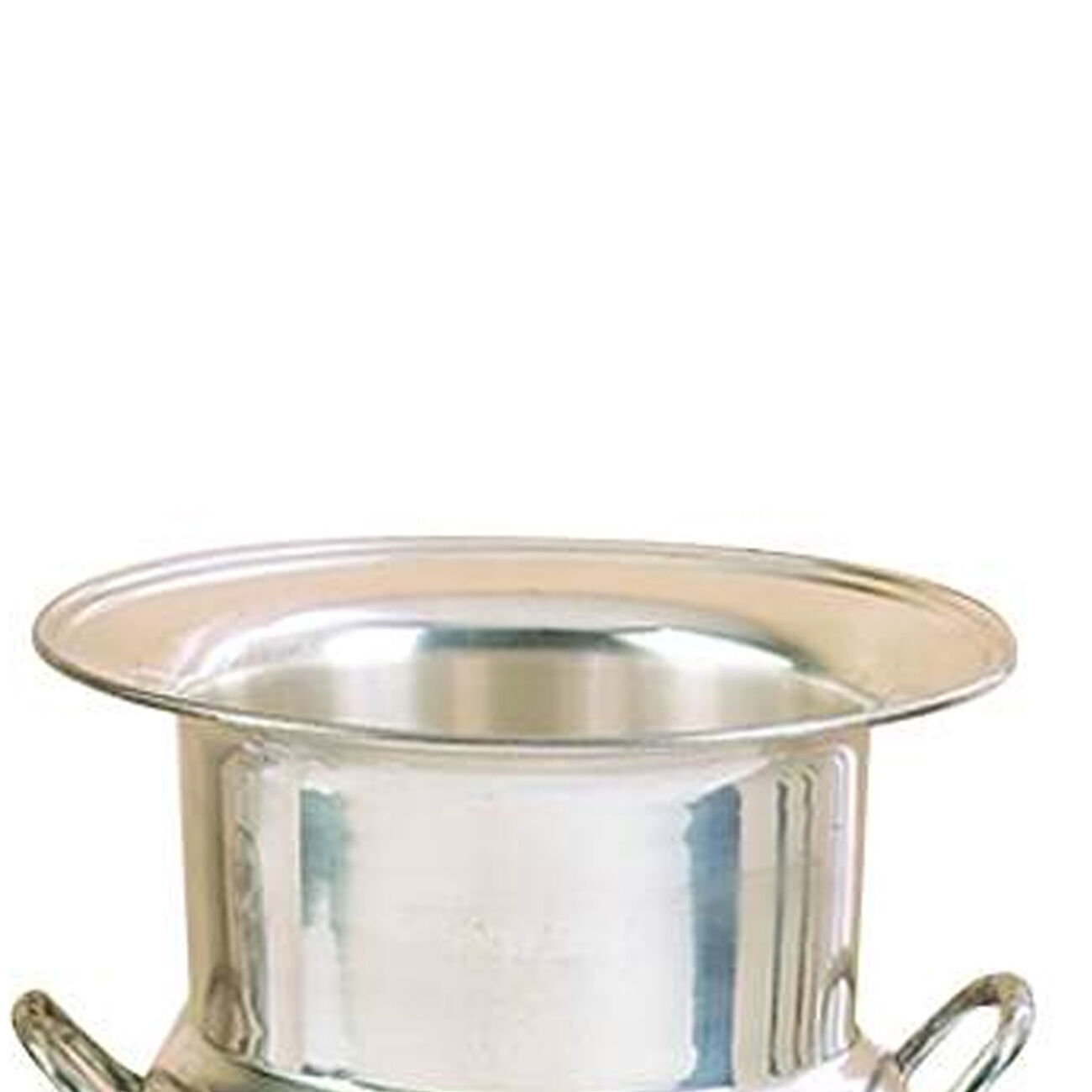 Wine Bucket, Brass with Silver Finish