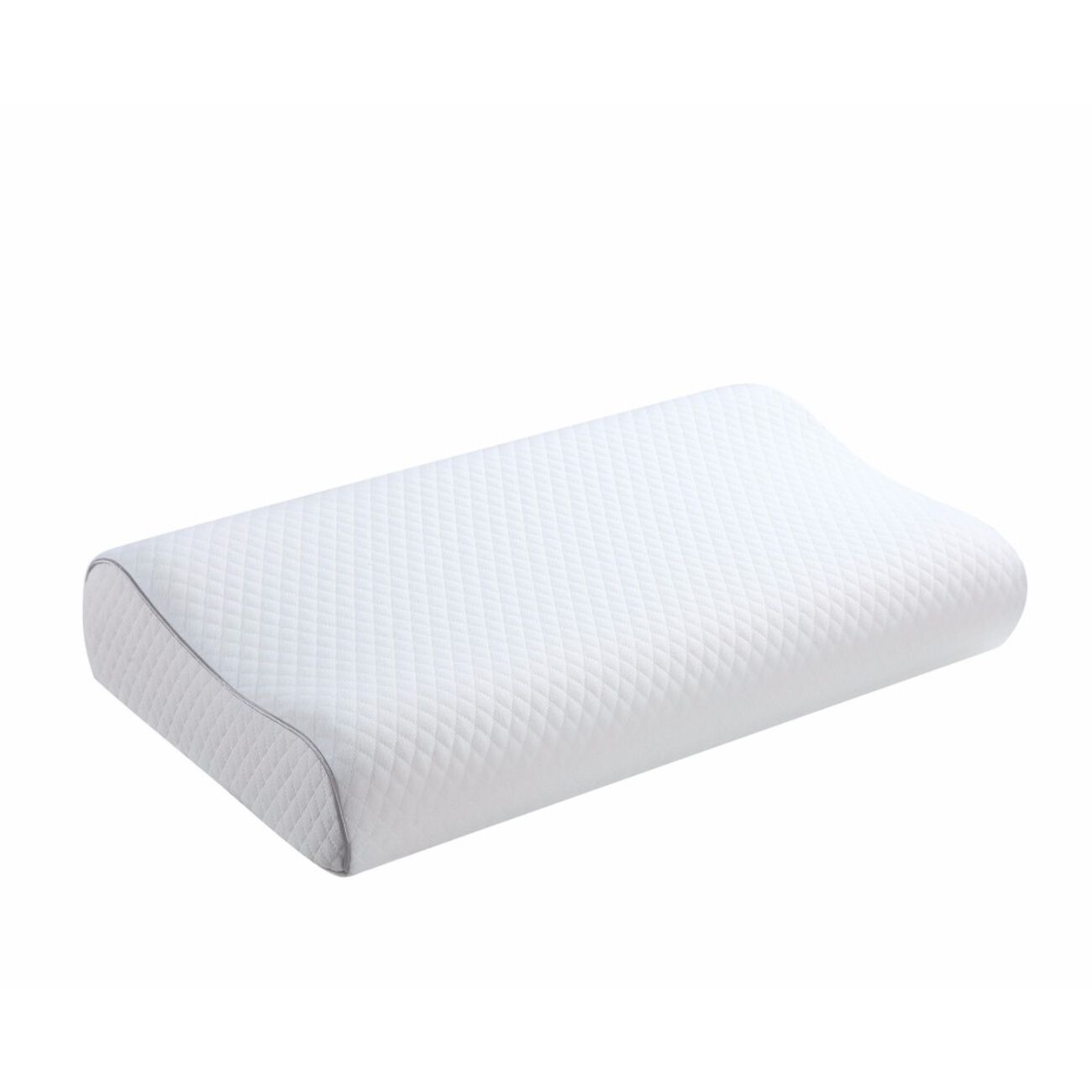 Queen Classic Memory Foam Pillow, White