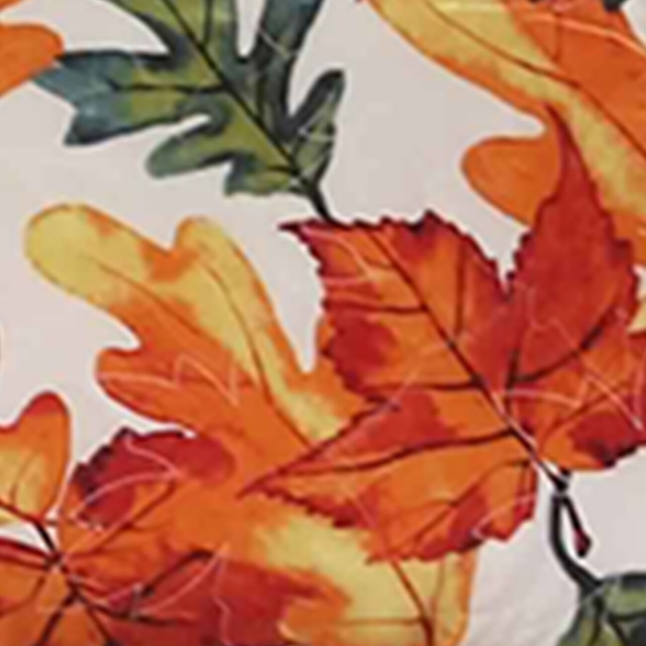 20 X 36 Autumn Floral Print Pillow Sham with Polyester Filling, Multicolor