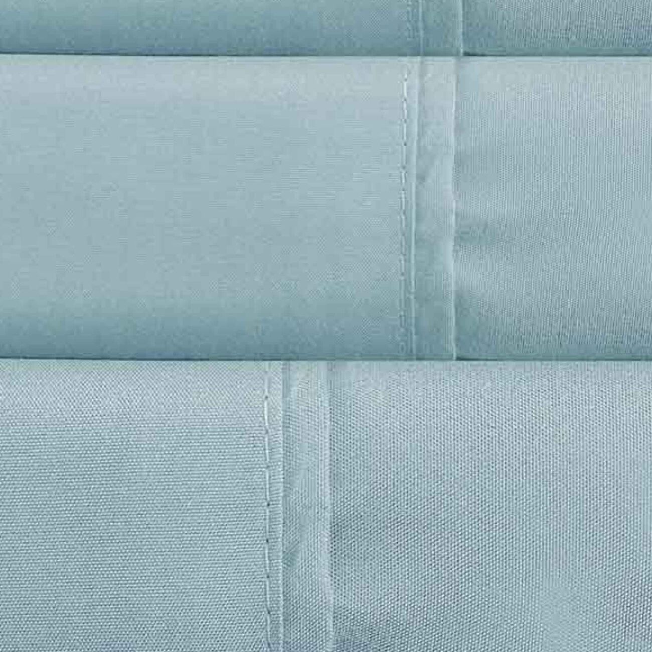 Lanester 3 Piece Polyester Twin Size Sheet Set The Urban Port, Aqua Blue