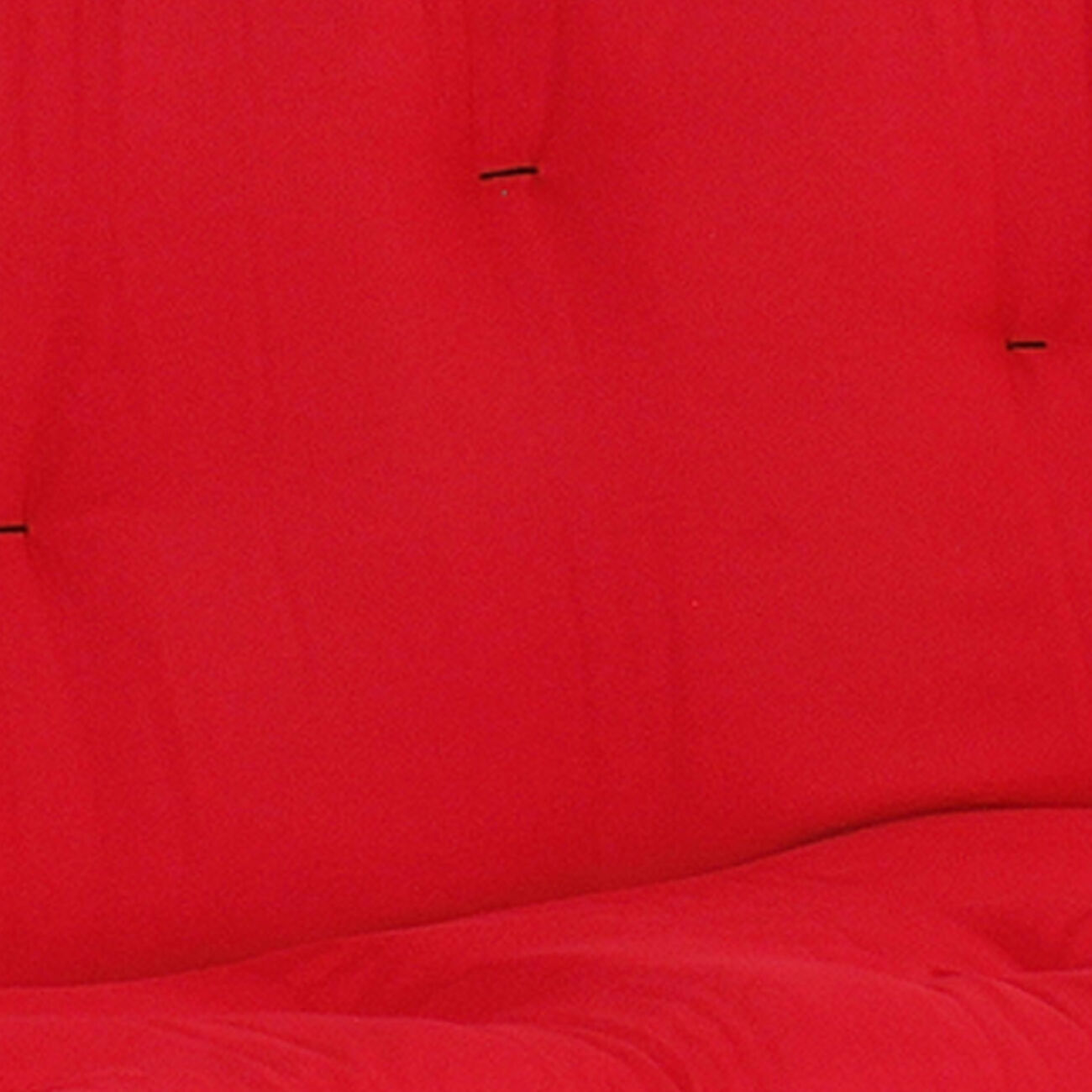 Full Size Reversible 6 inch Tufted Futon Mattress, Red and Black